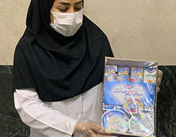 توزیع بسته هدیه شیر وفرآورده‌های لبنی میهن در بیمارستان‌های تهران