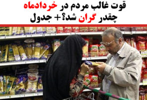 قوت غالب مردم در خردادماه چقدر گران شد؟+ جدول