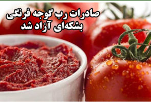 صادرات رب گوجه فرنگی بشکه‌ای آزاد شد + سند