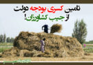 تامین کسری بودجه دولت از جیب کشاورزان!/امنیت غذایی کشور در معرض خطر!