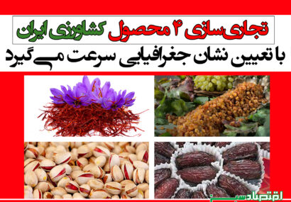 تجاری‌سازی ۴ محصول کشاورزی ایران با تعیین نشان جغرافیایی سرعت می‌گیرد