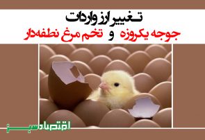 تغییر ارز واردات جوجه یکروزه و تخم‌مرغ نطفه‌دار‌‌ + سند