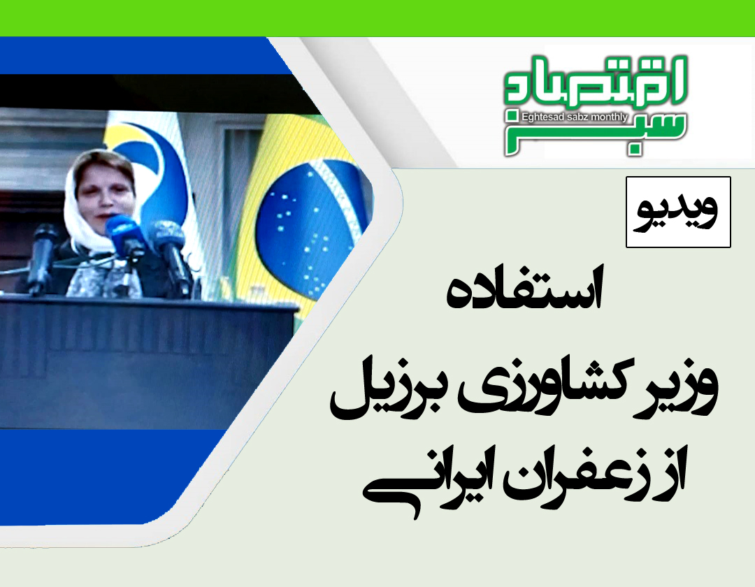 ویدیو / استفاده وزیر کشاورزی برزیل از زعفران ایرانی | پایگاه خبری اقتصاد سبز آنلاین