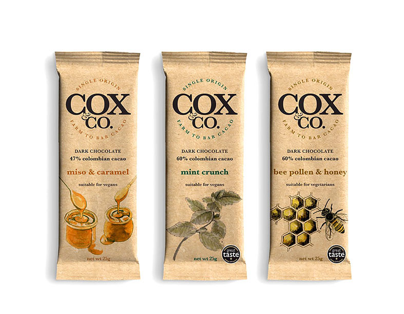 شرکت «Cox & Co» بسته‌بندی خود را تغییر داد