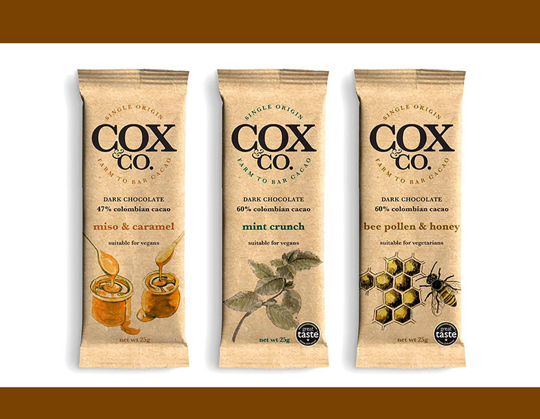 شرکت «Cox & Co» بسته‌بندی خود را تغییر داد